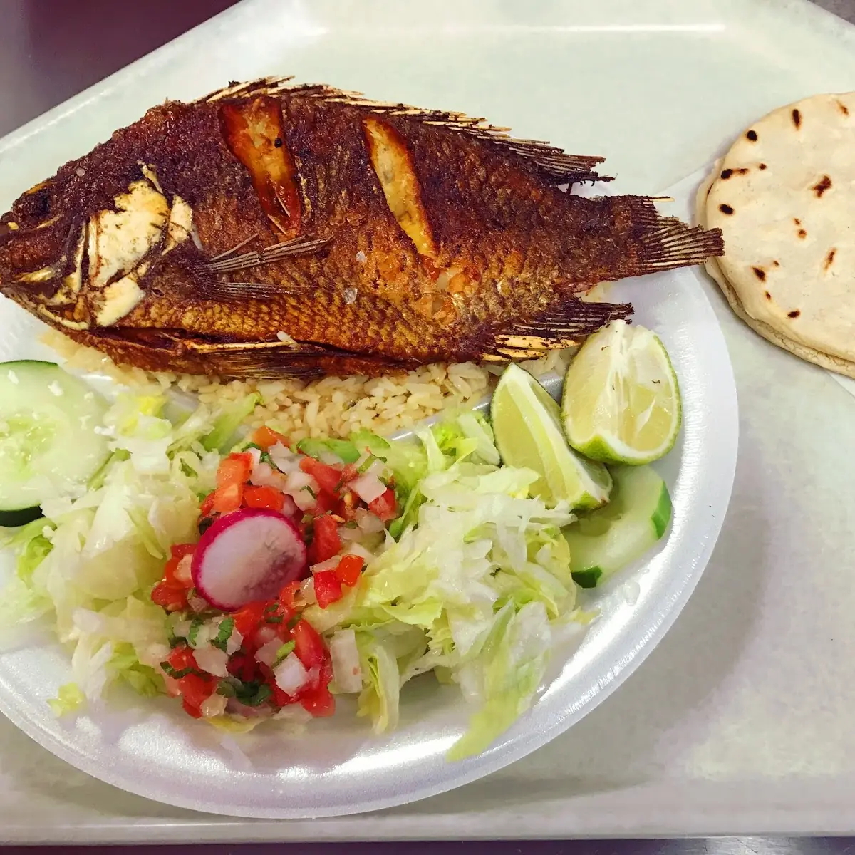 Mojarra Frita Fried Tilapia
