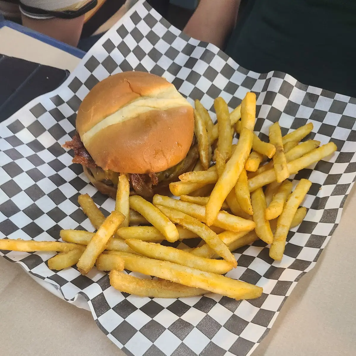 Bacon Cheeseburger with Fries