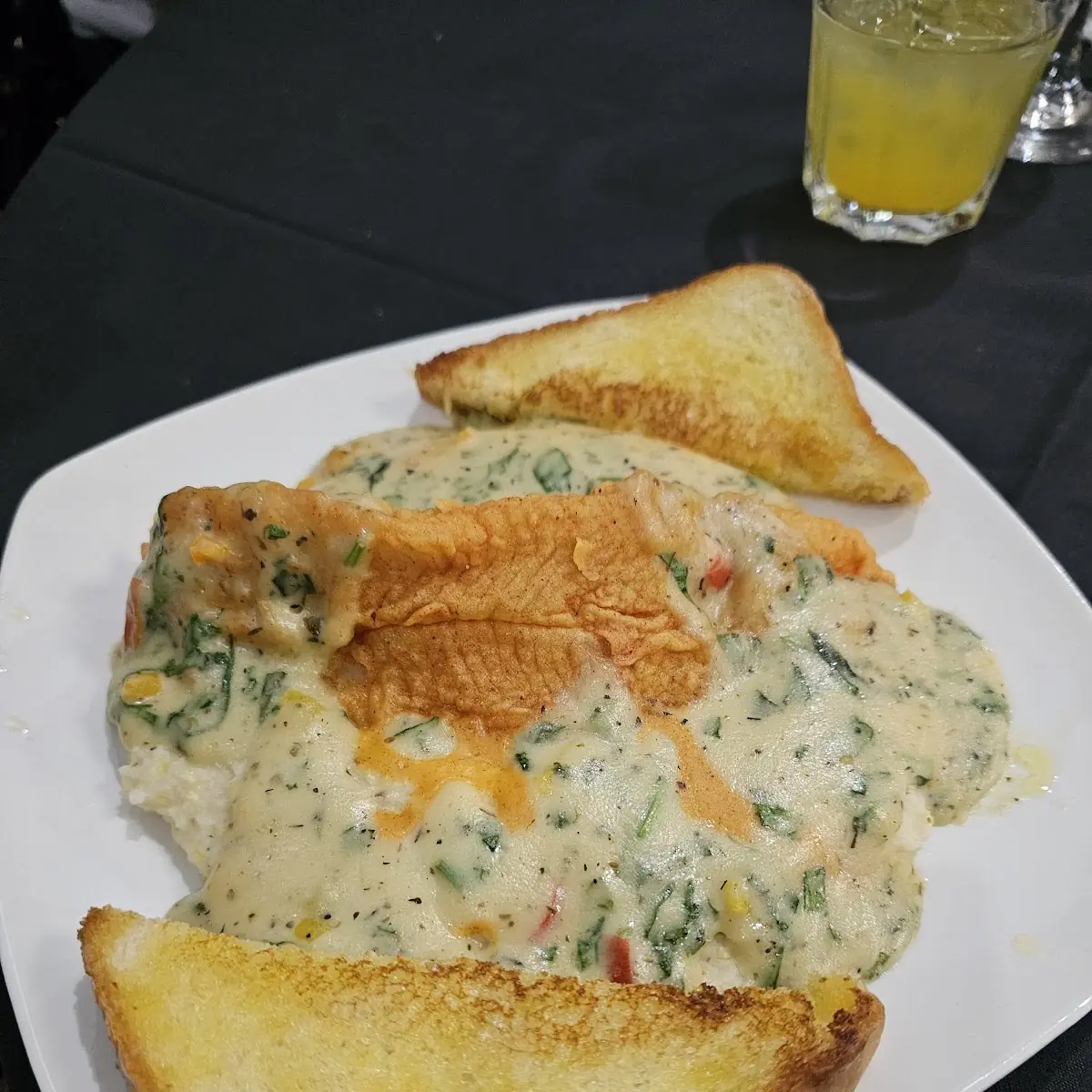 Spinach Dip with House-Made Chips