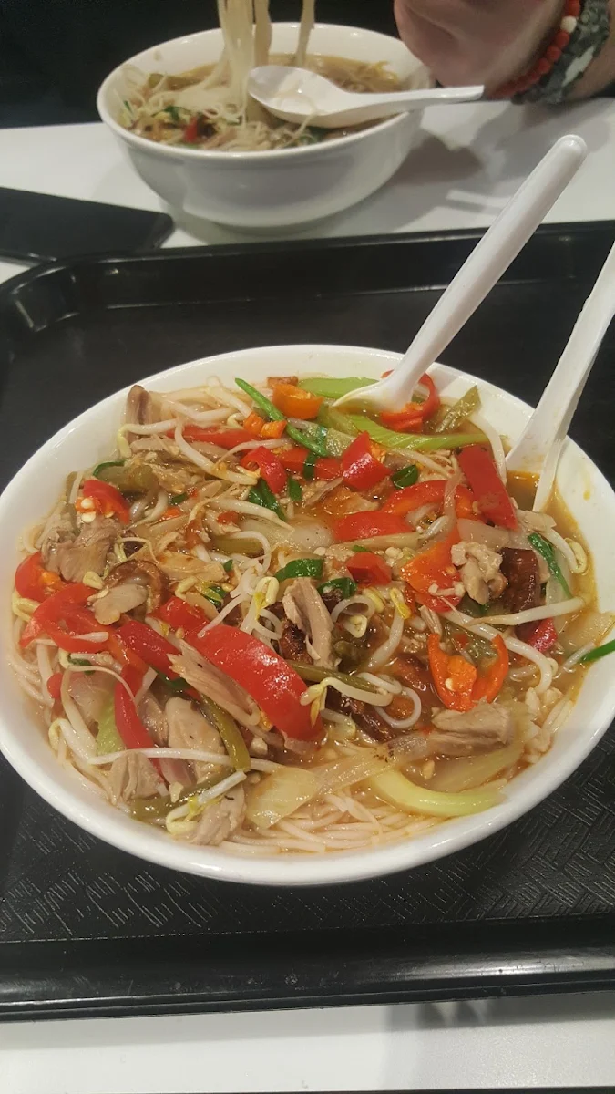 Shredded Duck with Preserved Vegetables, Simply Noodles