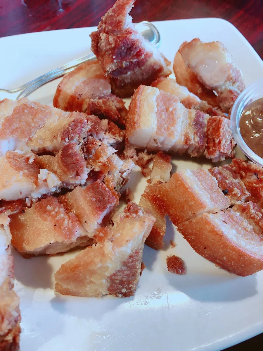 Lechon Kawali, Kumare Restaurant and Bakery