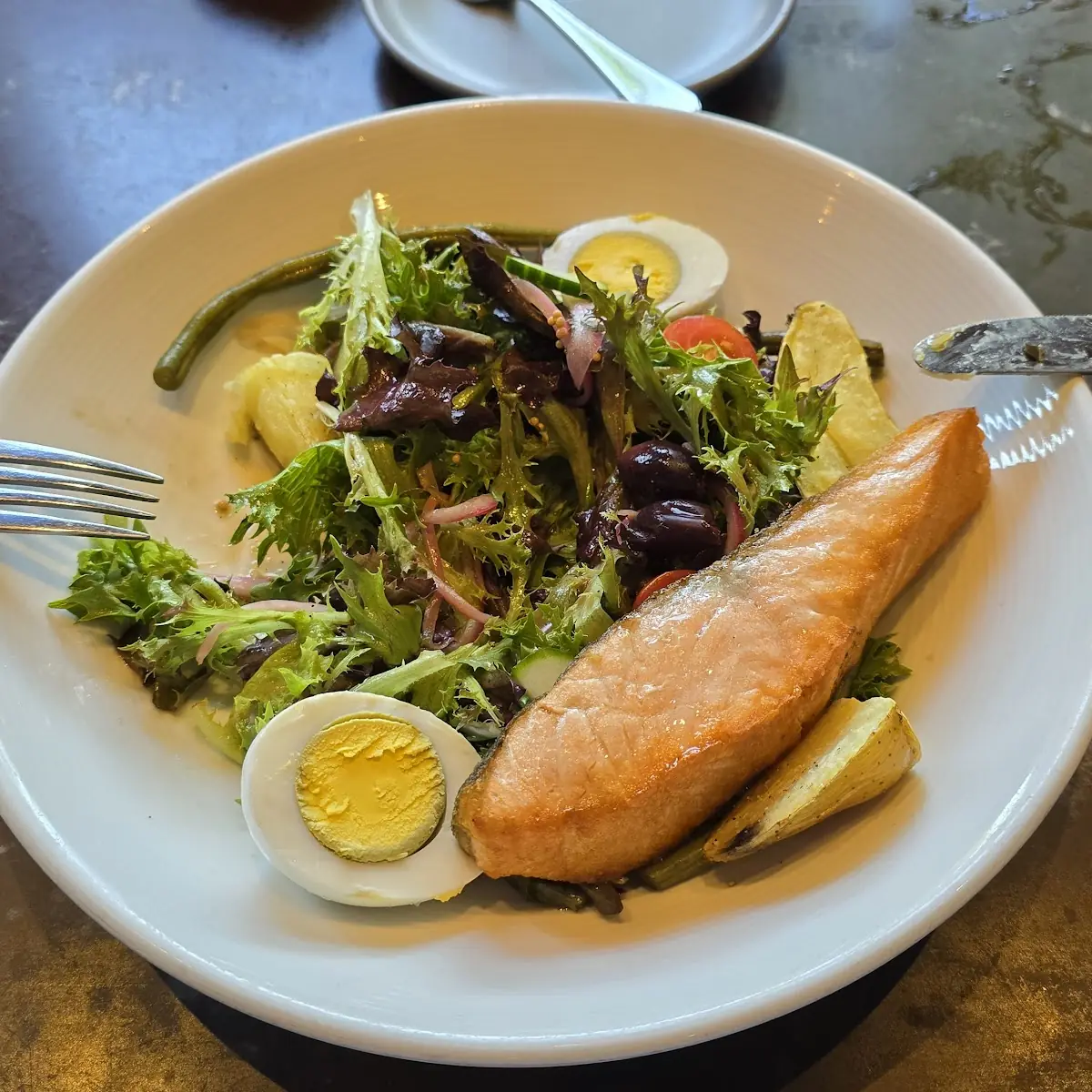 Salmon Nicoise Salad