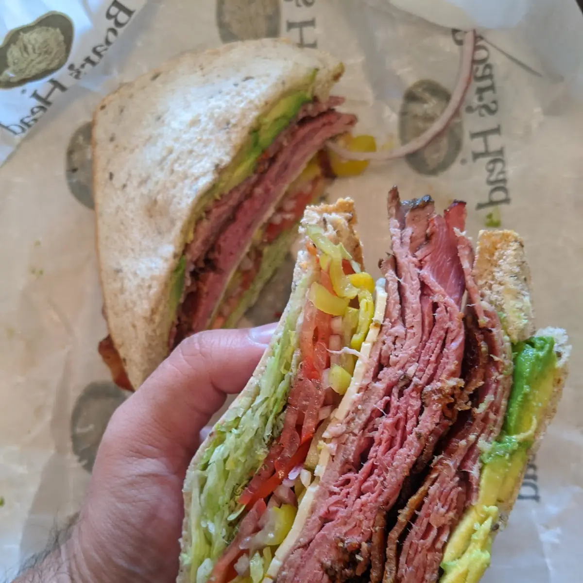 Pastrami and Roast Beef Sandwich
