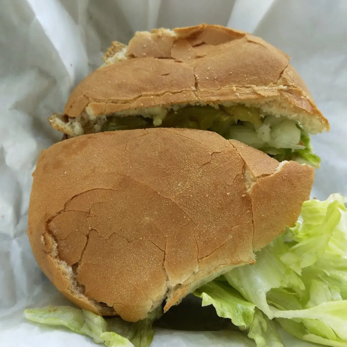 Hamburger blt Wrap