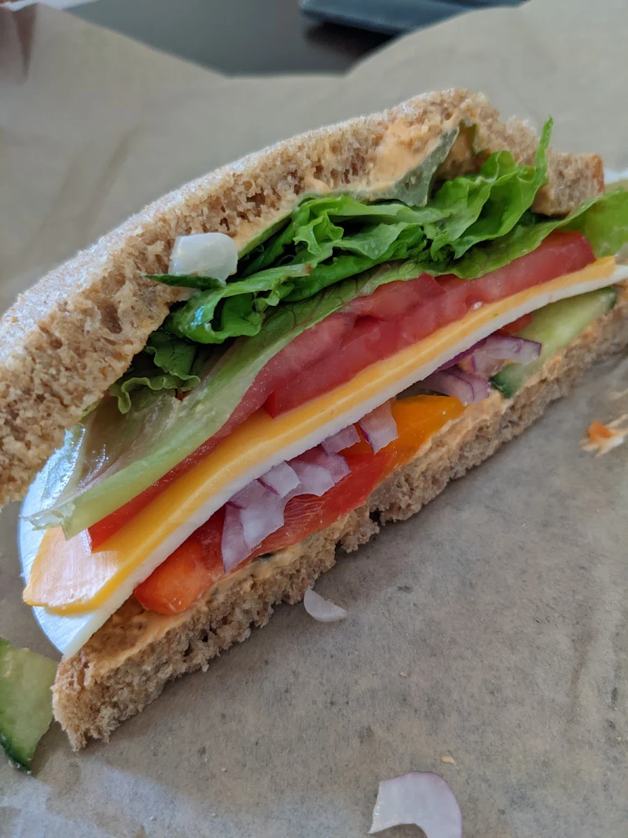 Smoked Turkey Goddess Sandwich