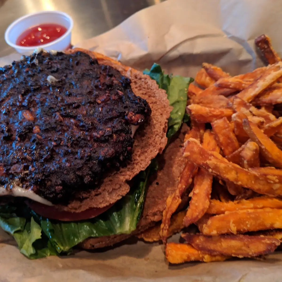 Spicy Black Bean Burger