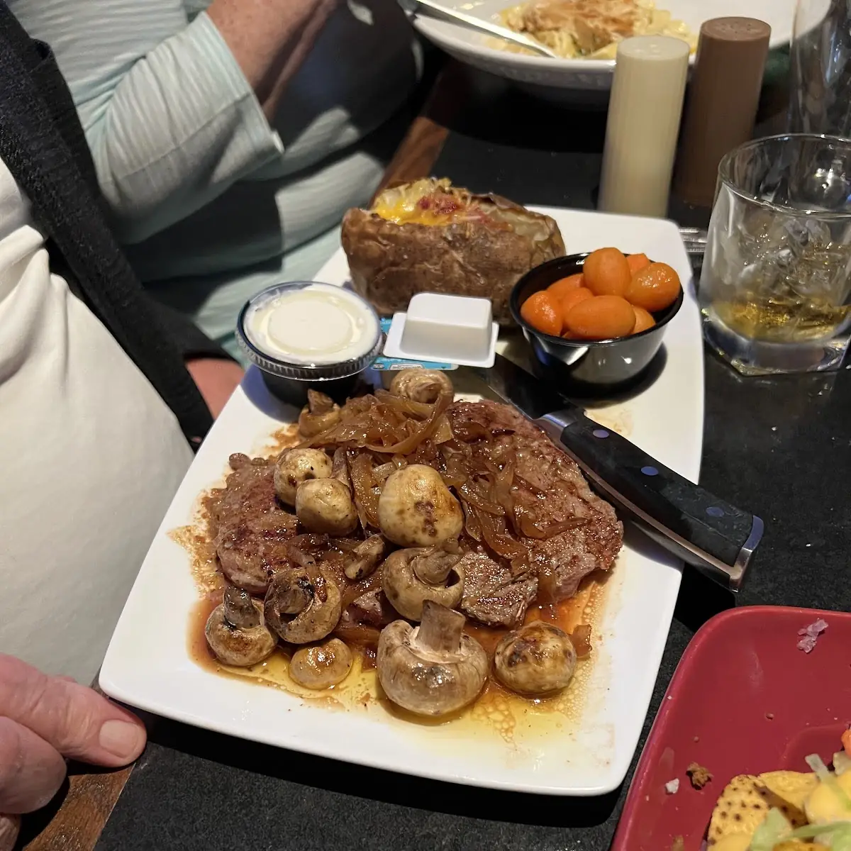 Baked Potato and Carrots