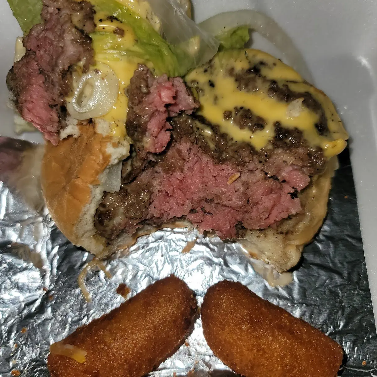 Cheese Burger Tray