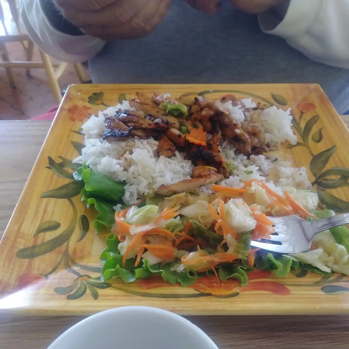 Grilled Chicken Rice Plate