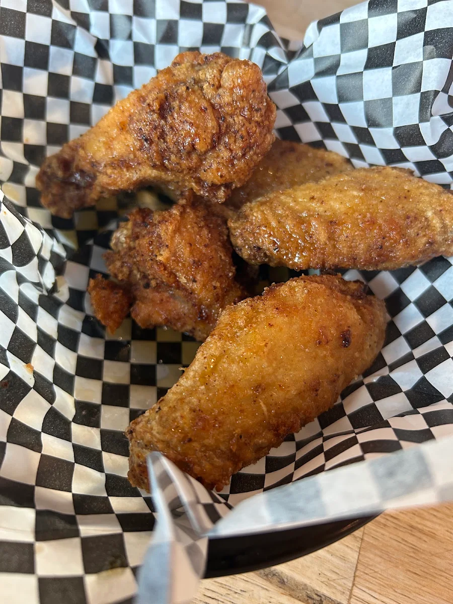 Buffalo Chicken Wings with Pizza