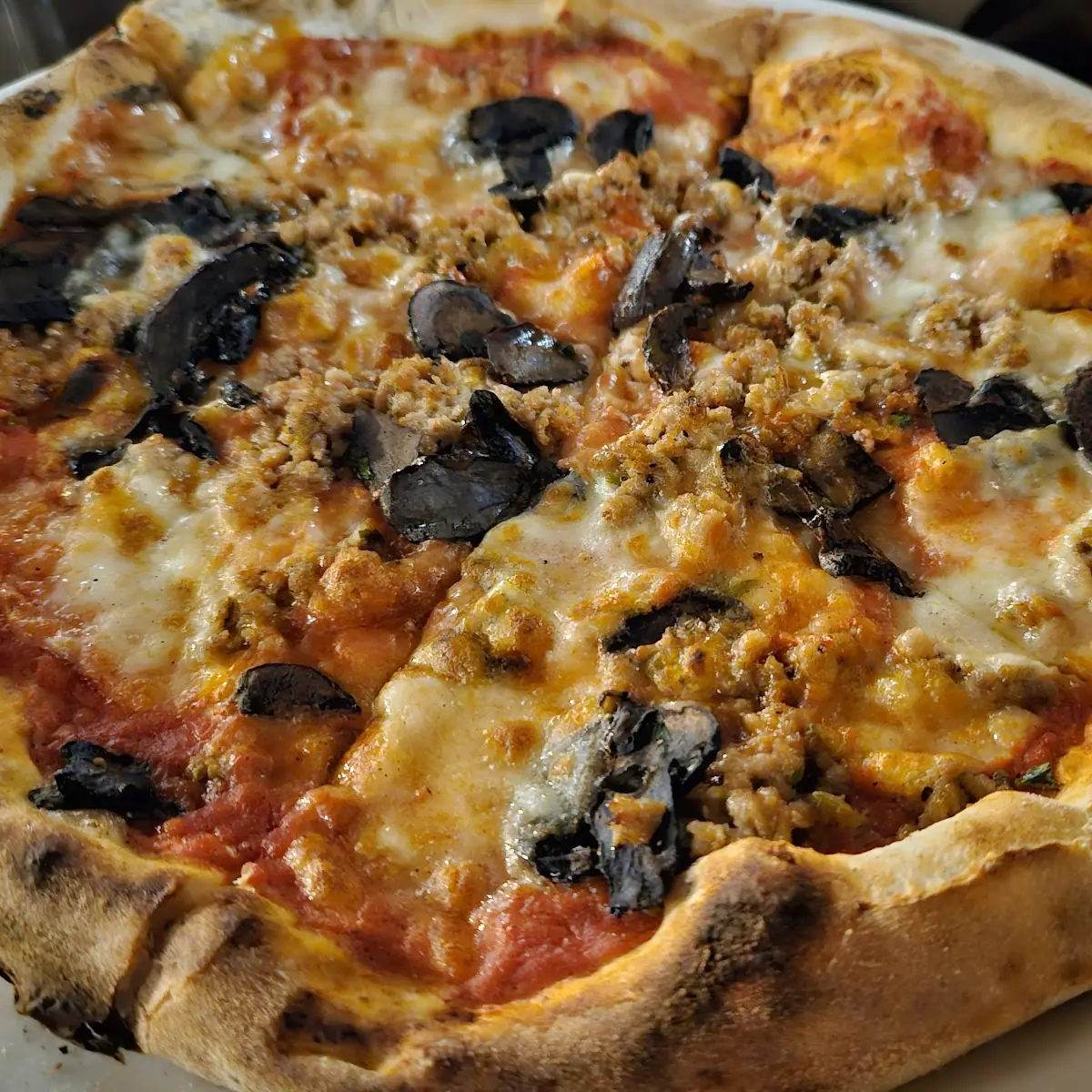 Sausage and Mushroom Pizza