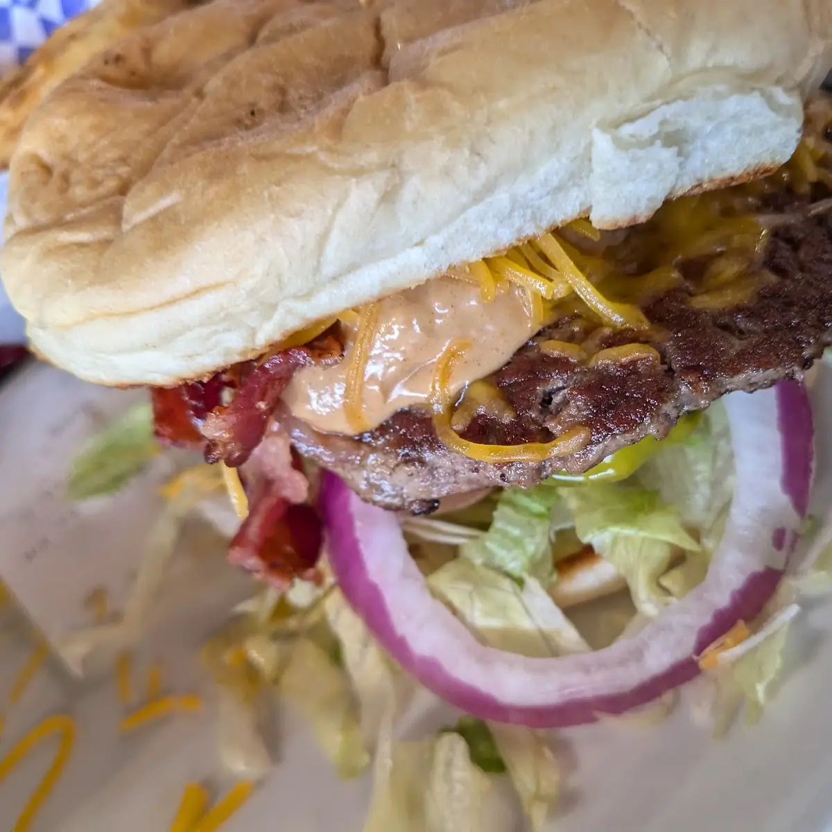 Peanut Butter Bacon Burger