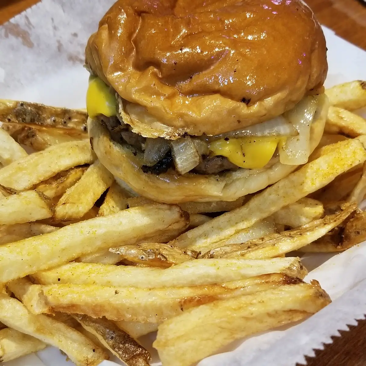 Cheeseburger and Fries