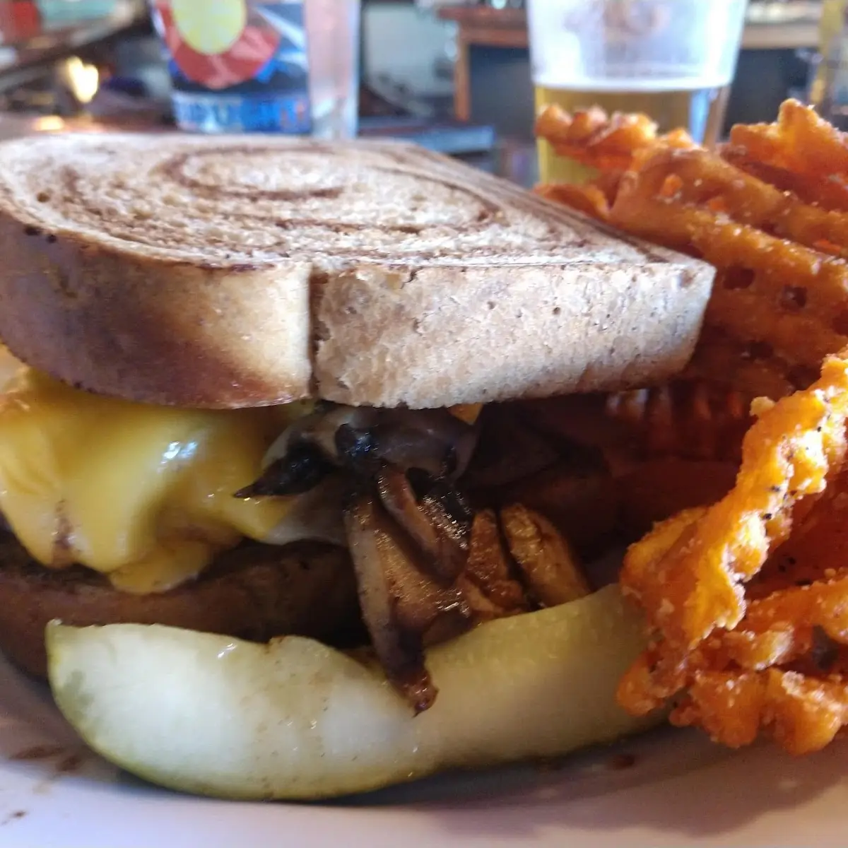 Patty Melt with American Burger