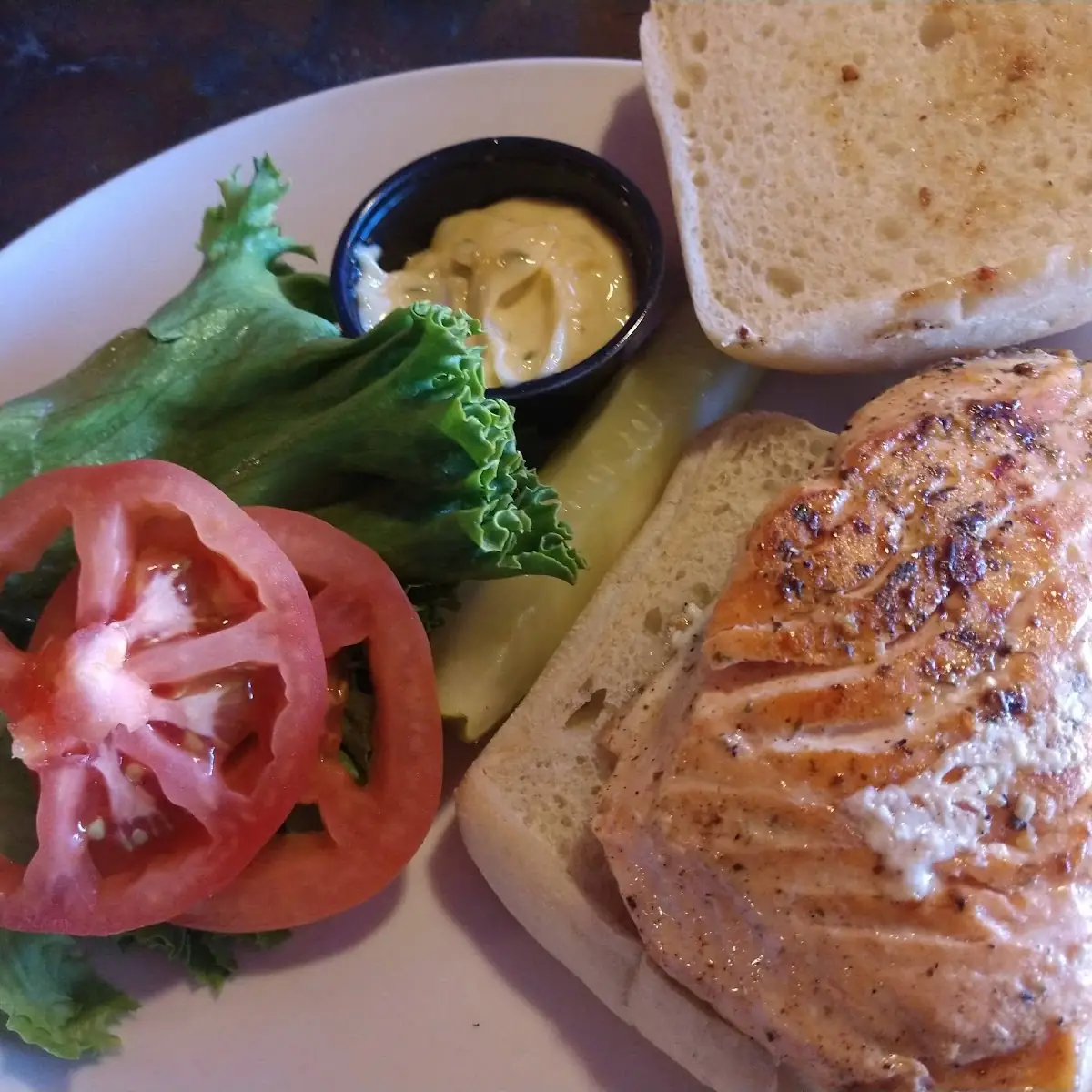 Salmon Fish Sandwich