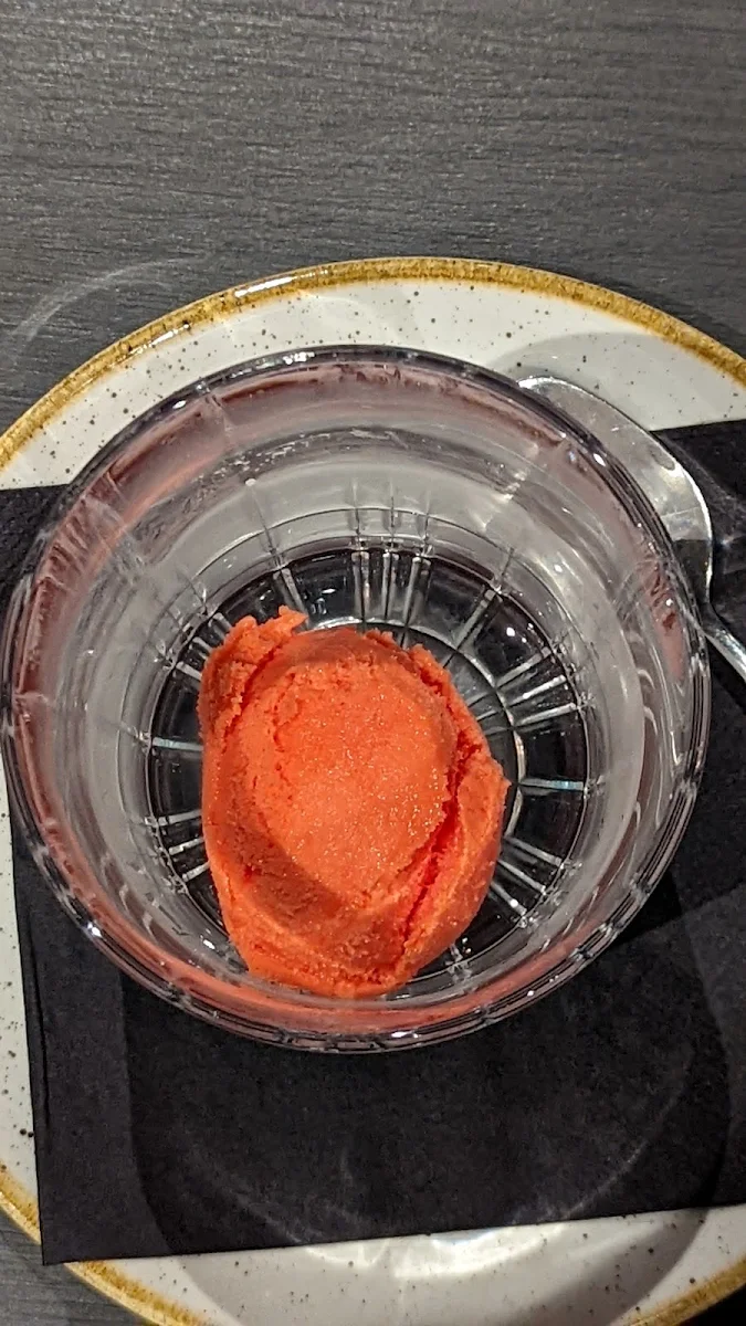 Blood Orange Sorbet, Whitney’s Restaurant & Bar