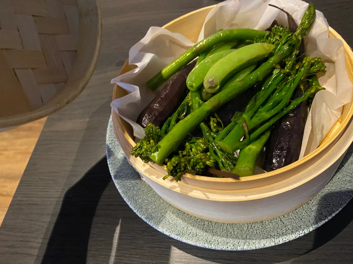 Charred Broccolini, Whitney’s Restaurant & Bar