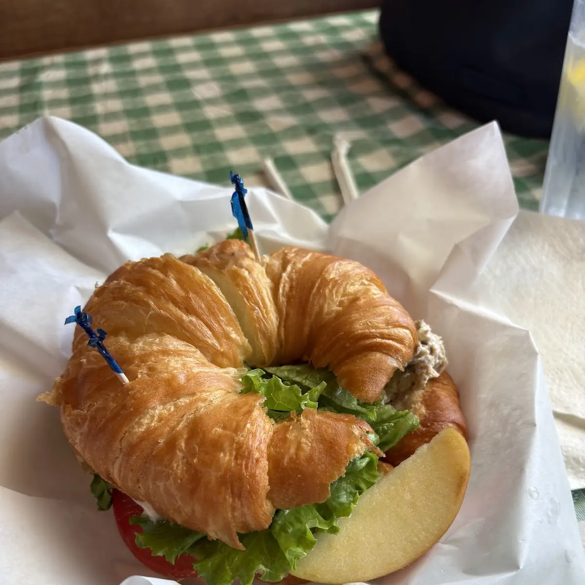 Chicken Salad on a Croissant