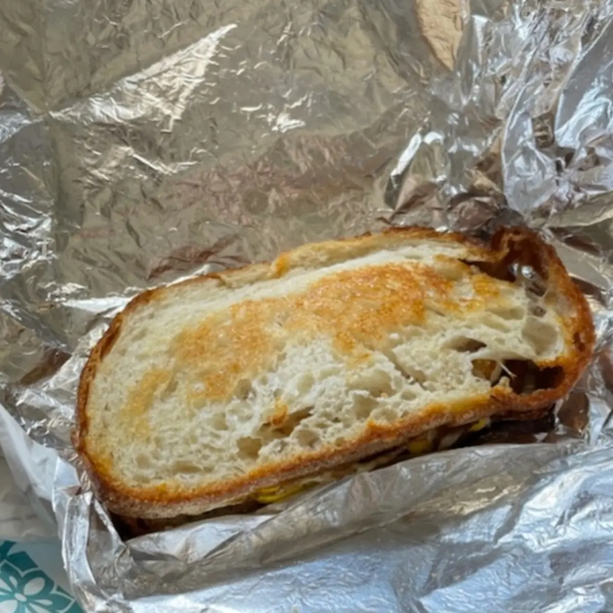 Egg and Sausage Breakfast Sandwich