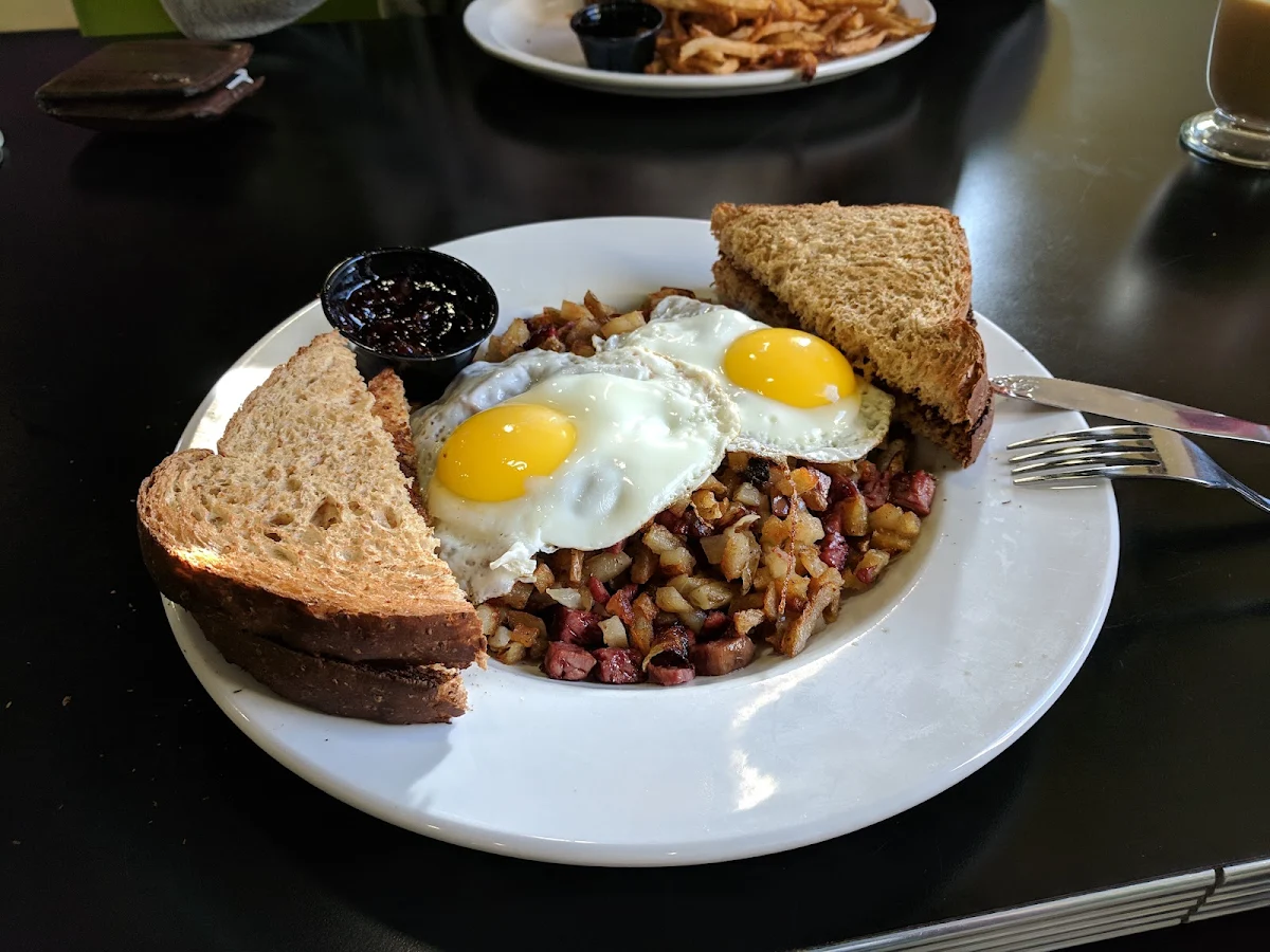 Corned Beef Hash & Eggs, The Appleseed Modern Diner