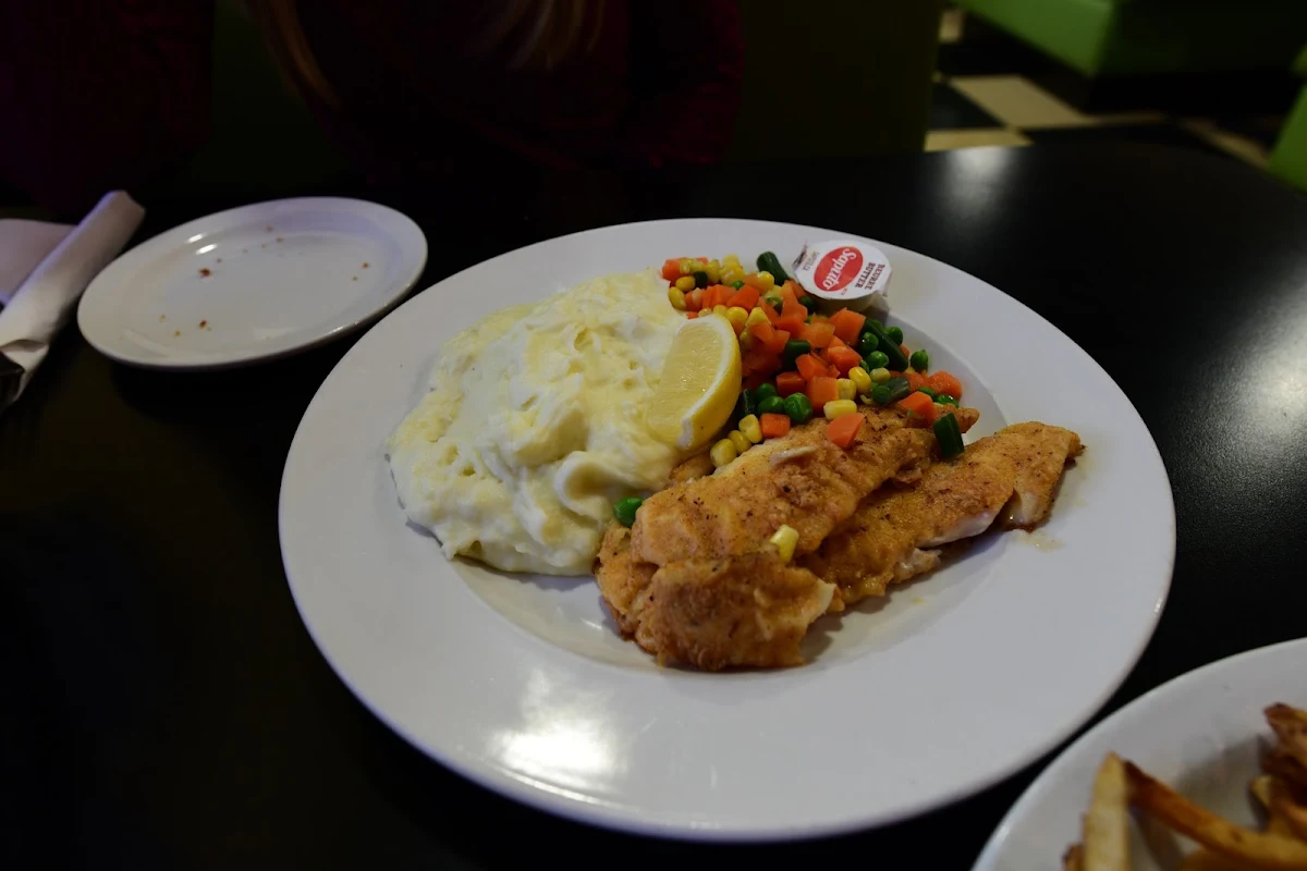 Mashed Potatoes Garden Salad, The Appleseed Modern Diner