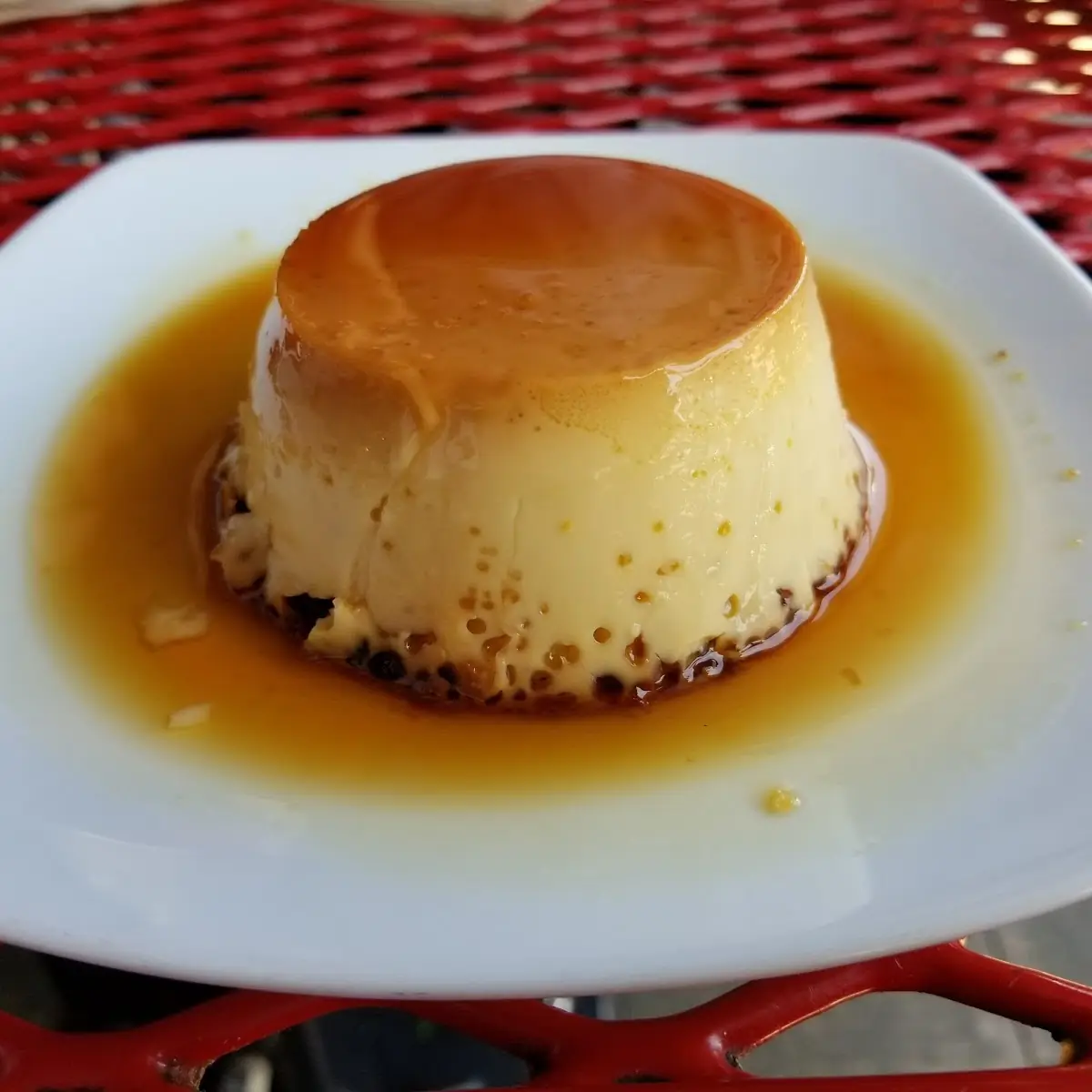 Caramel Custard Flan Dessert