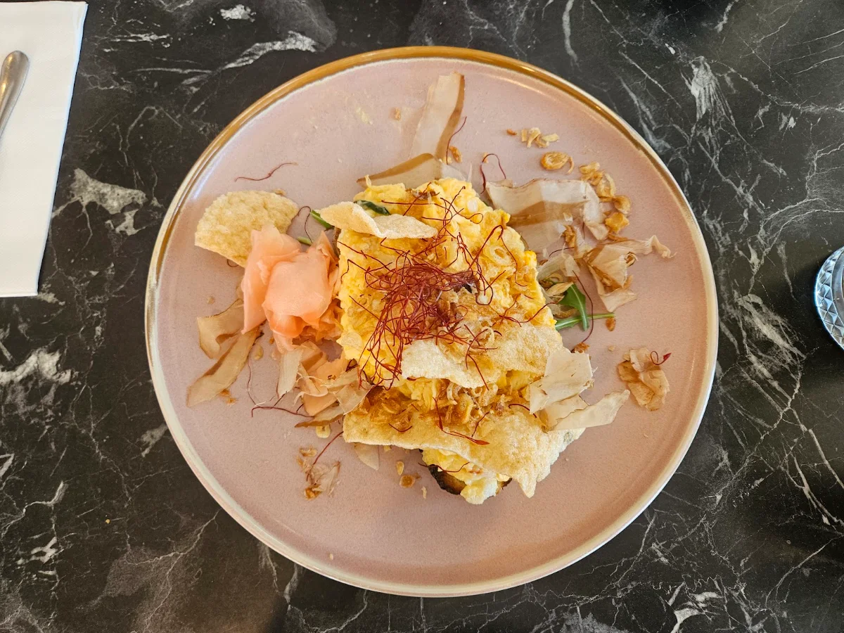 Chill Crab Scramble Eggs, The Partisan