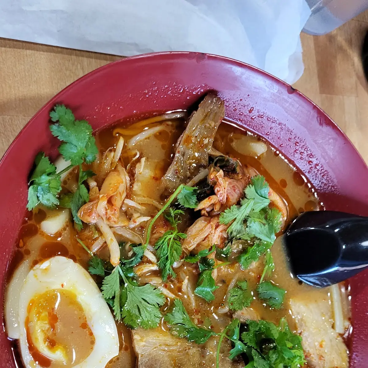 Kimchi Udon Noodle Soup
