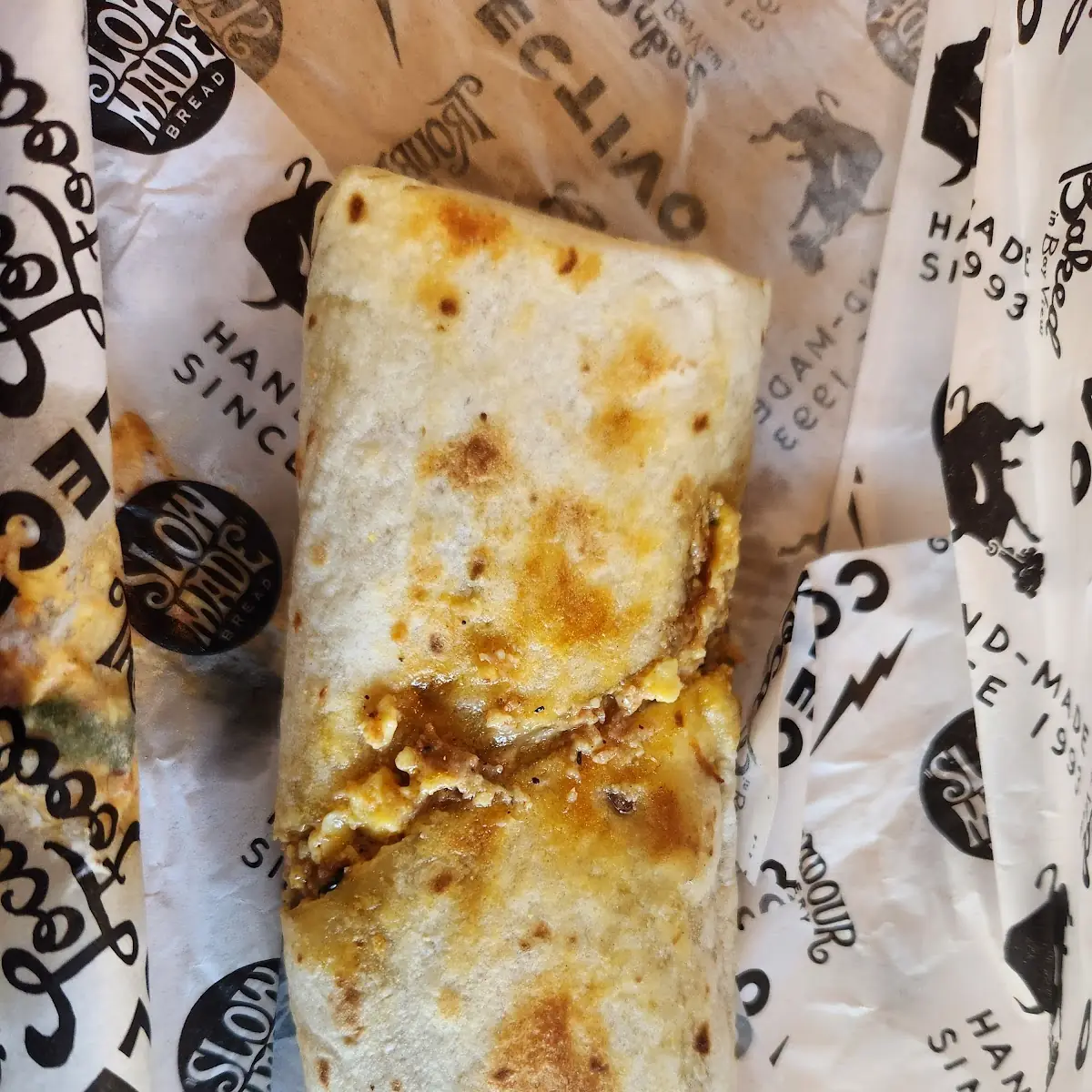 Cajun Sausage Breakfast Burrito
