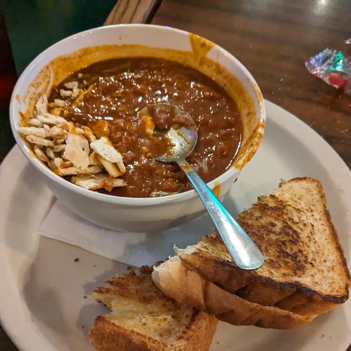 Chili and Grilled Cheese