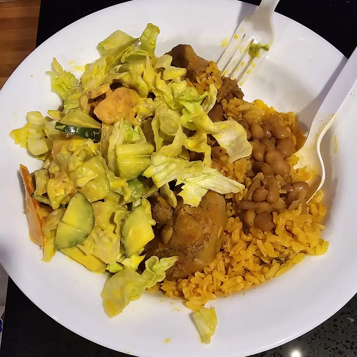 Stew Chicken and Yellow Rice