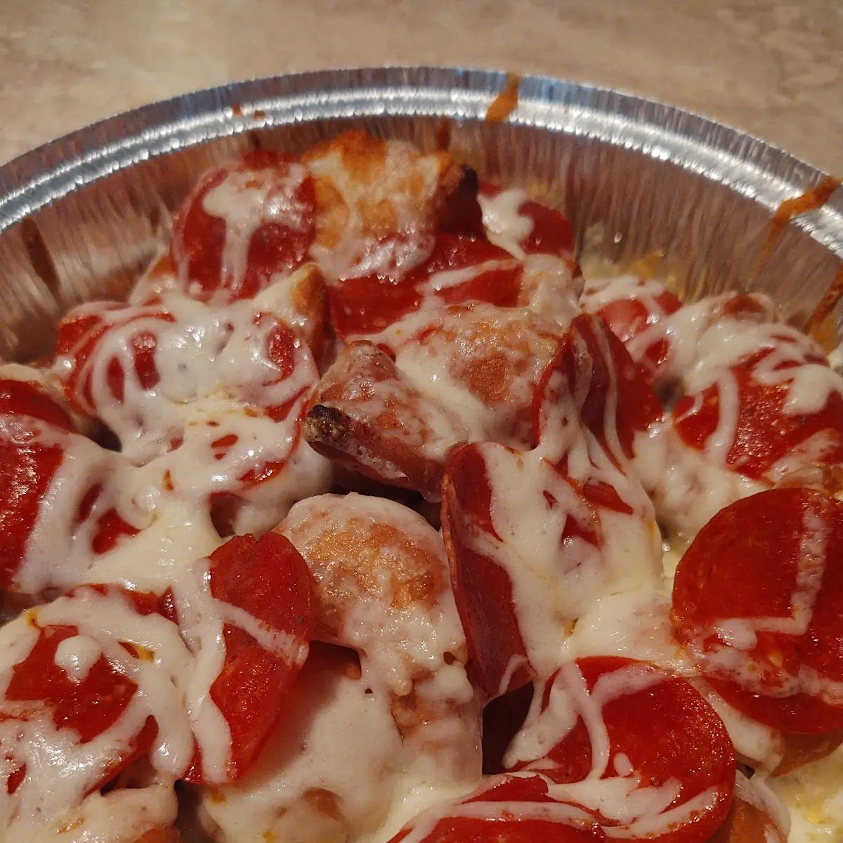 Pepperoni Pizza Garlic Knots