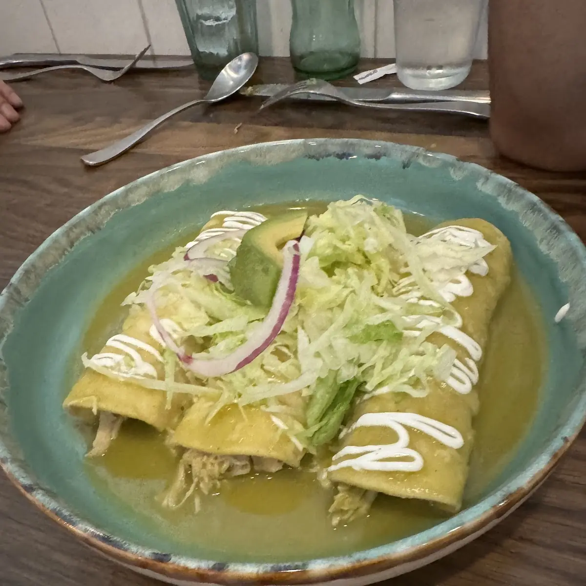 Enchiladas Verdes