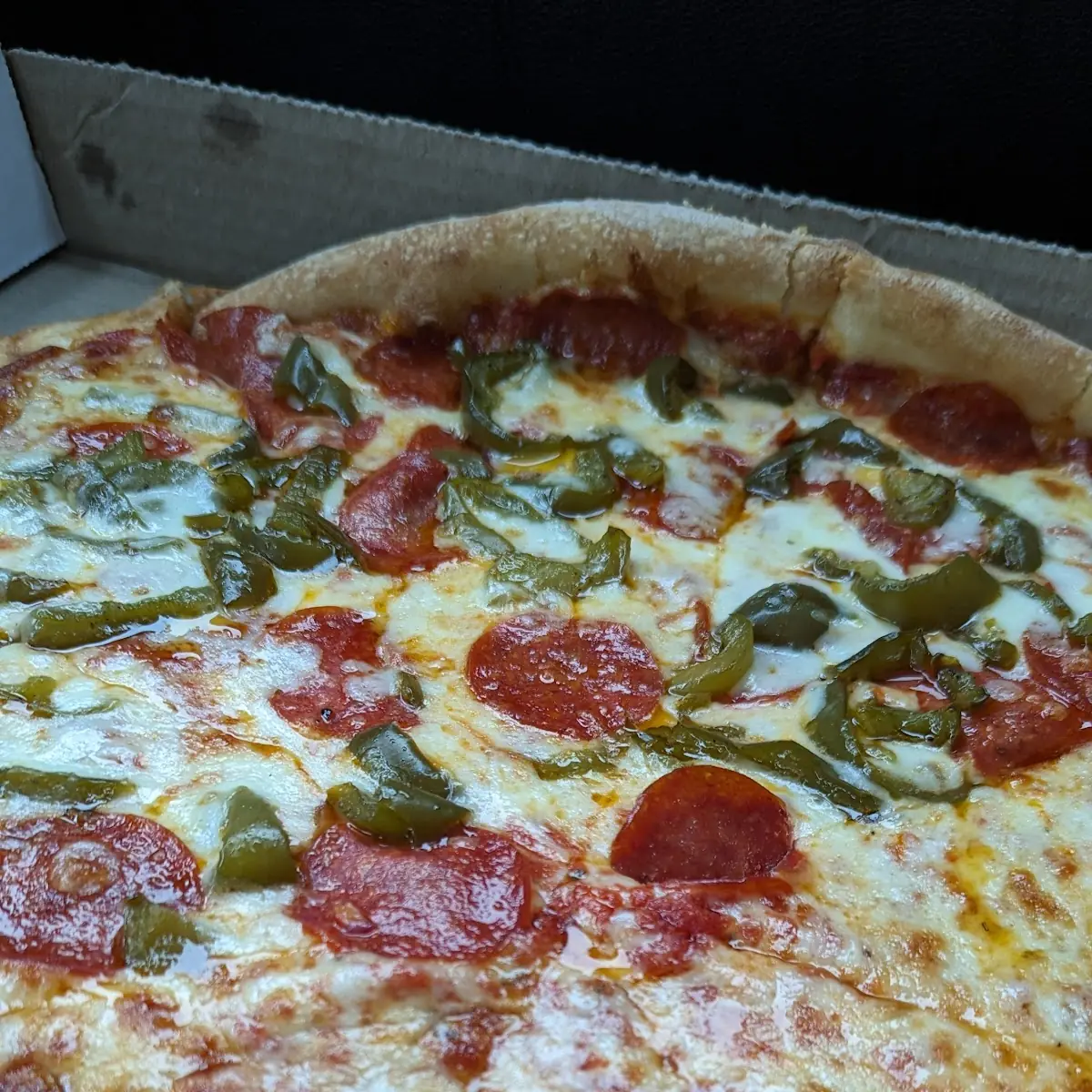 Pepperoni Peppers and Cheese Pizza