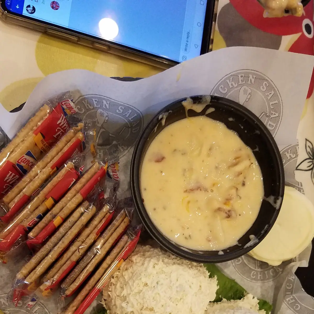 Chicken Salad snd Soup