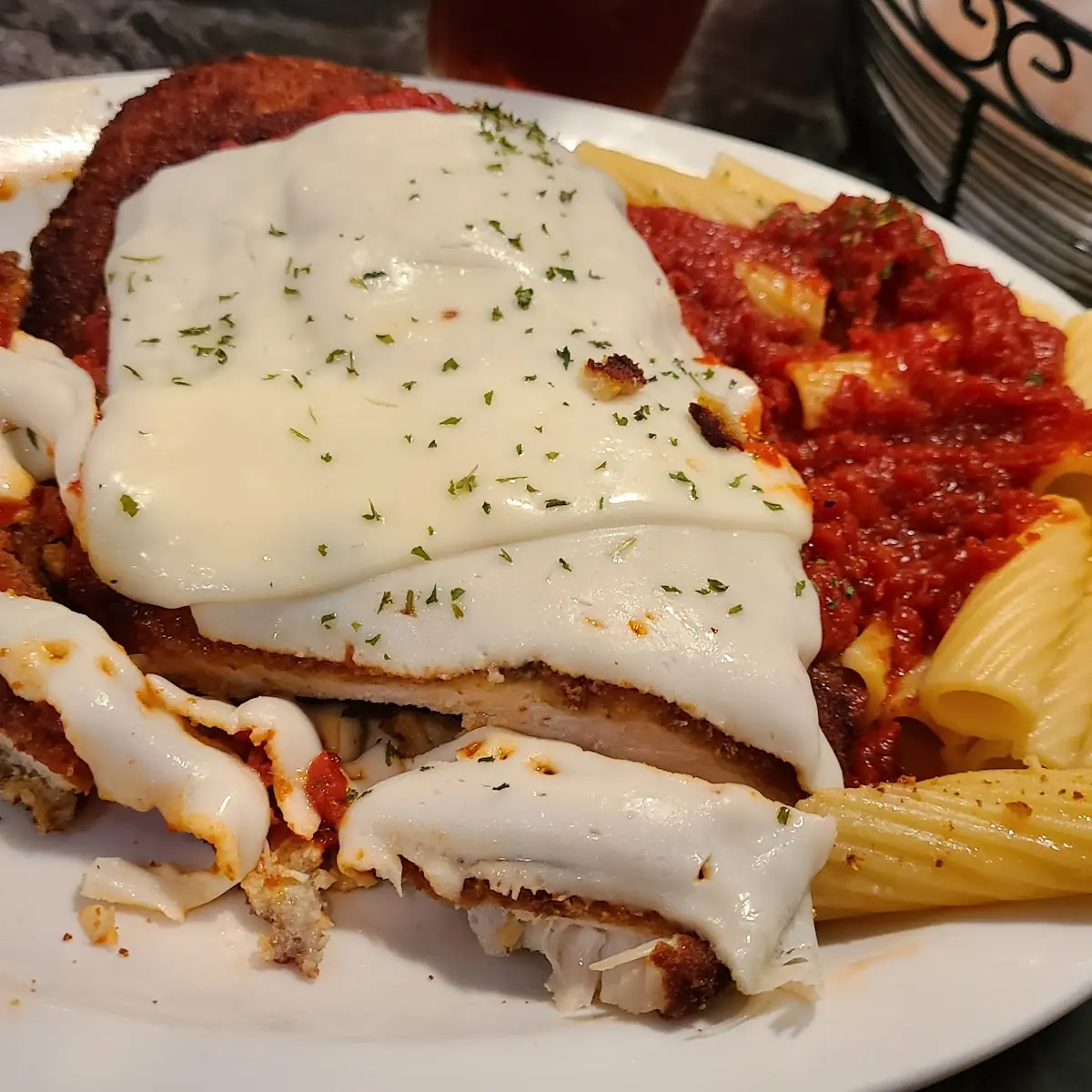 Chicken Parmigiana Dinner