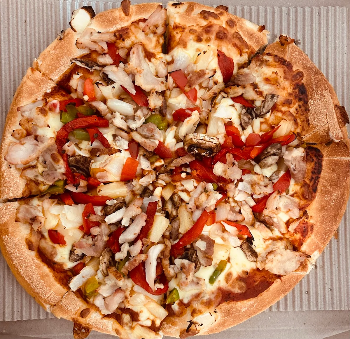 Chicken Supreme Pizza, Pizza Hut Wilsonton