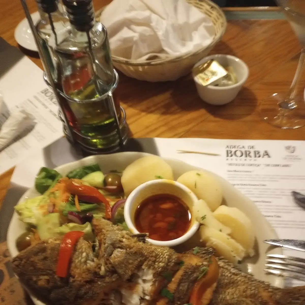 Black Bass Baked