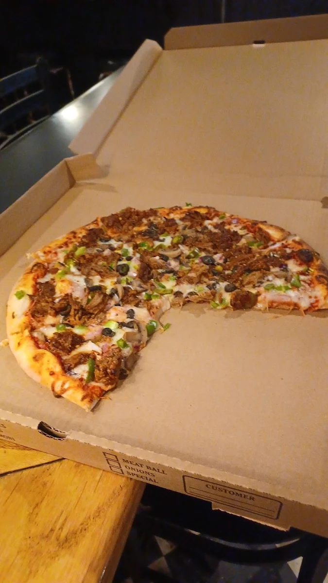 Pull Pork Veggies Pizza