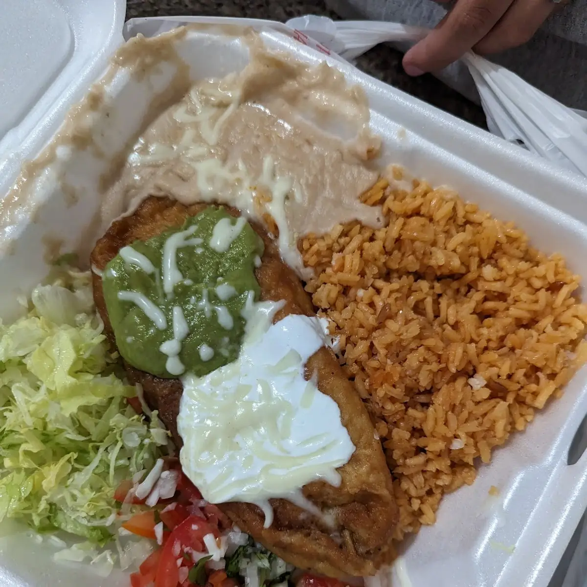 No Meat Breakfast Burrito