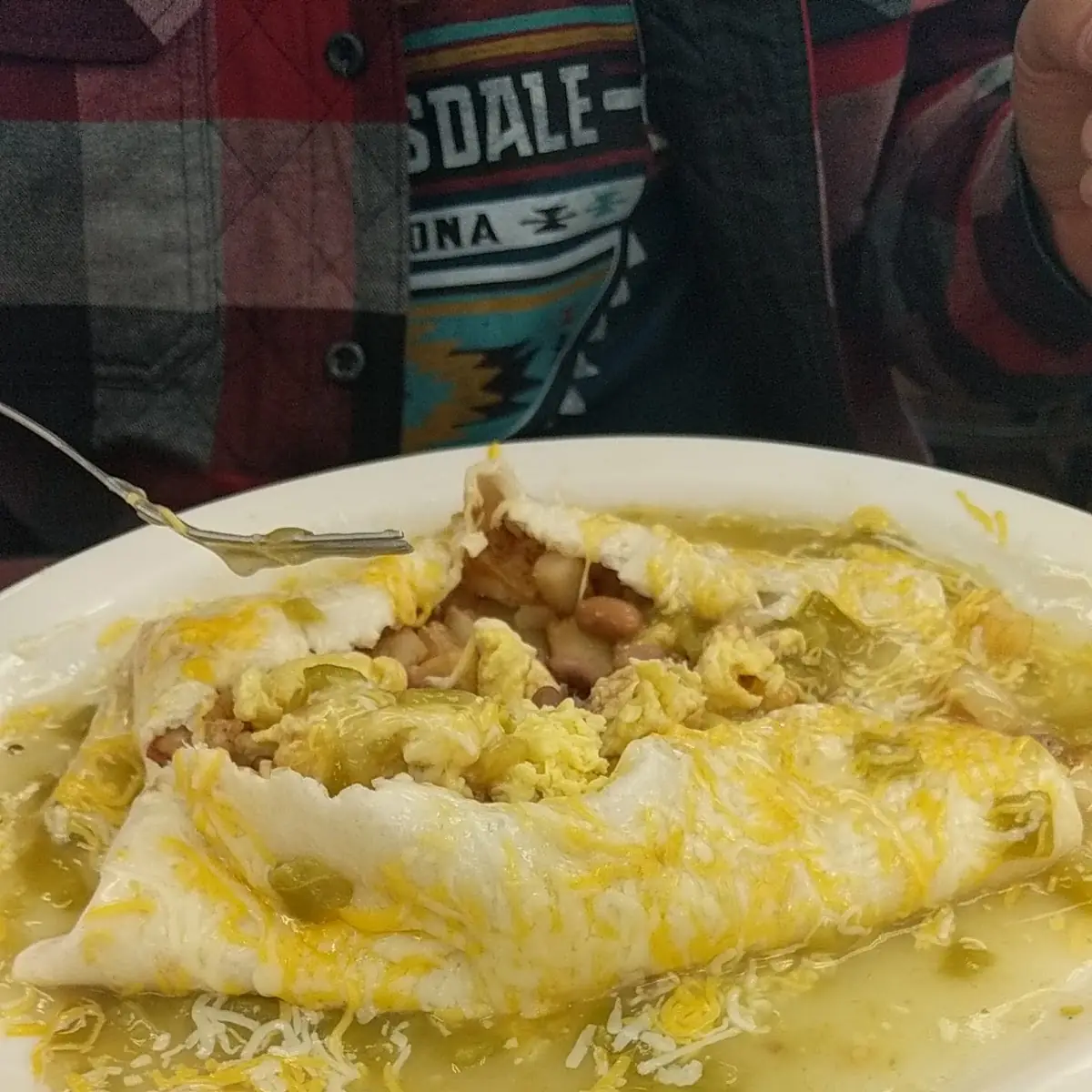 Green Chile Cheese Omelet