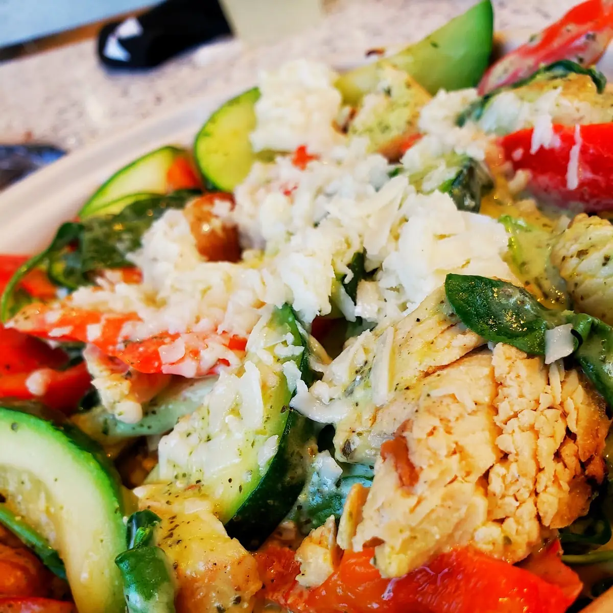 Grilled Chicken Pssto Bowl