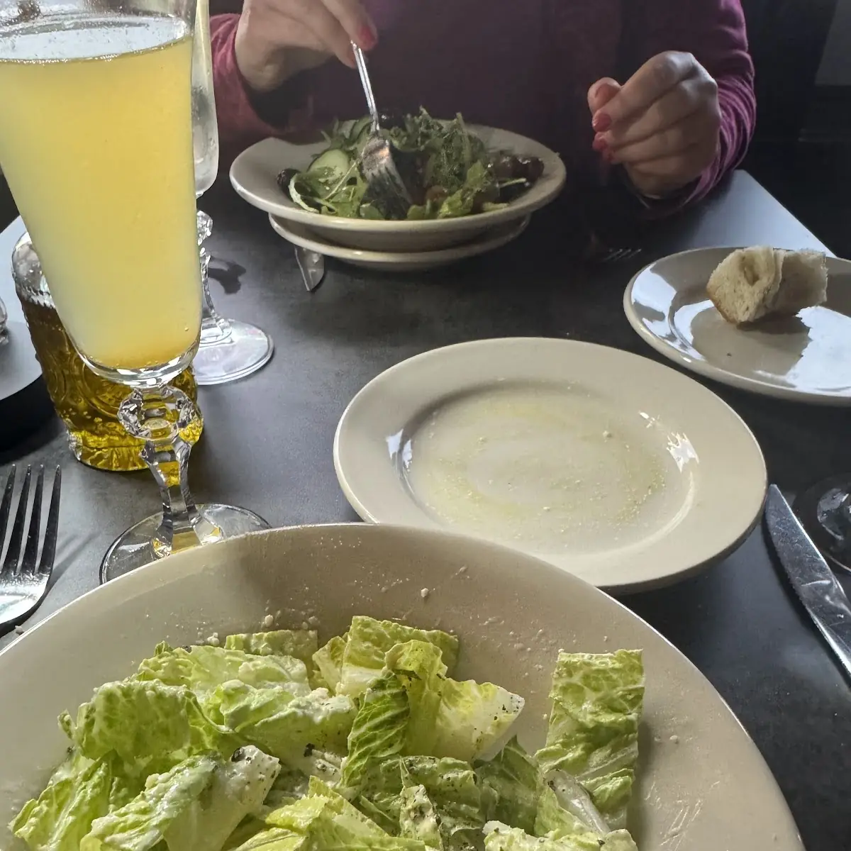 Caesar Salad Homemade Focaccia