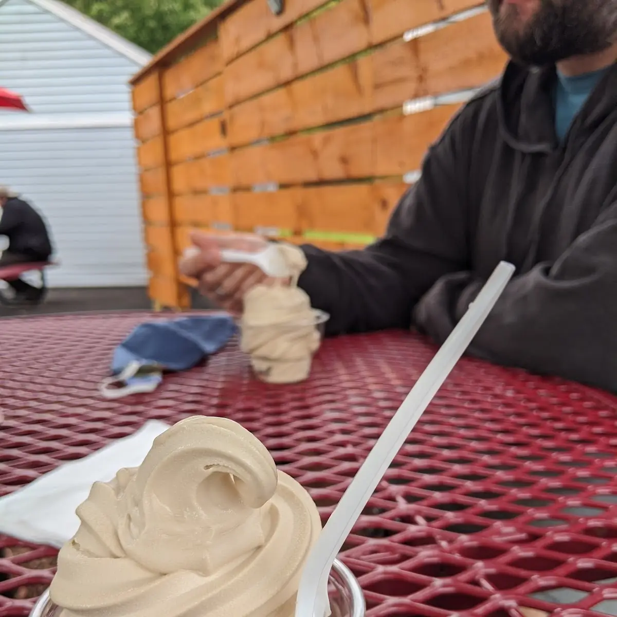 Maple Soft Serve Ice Cream
