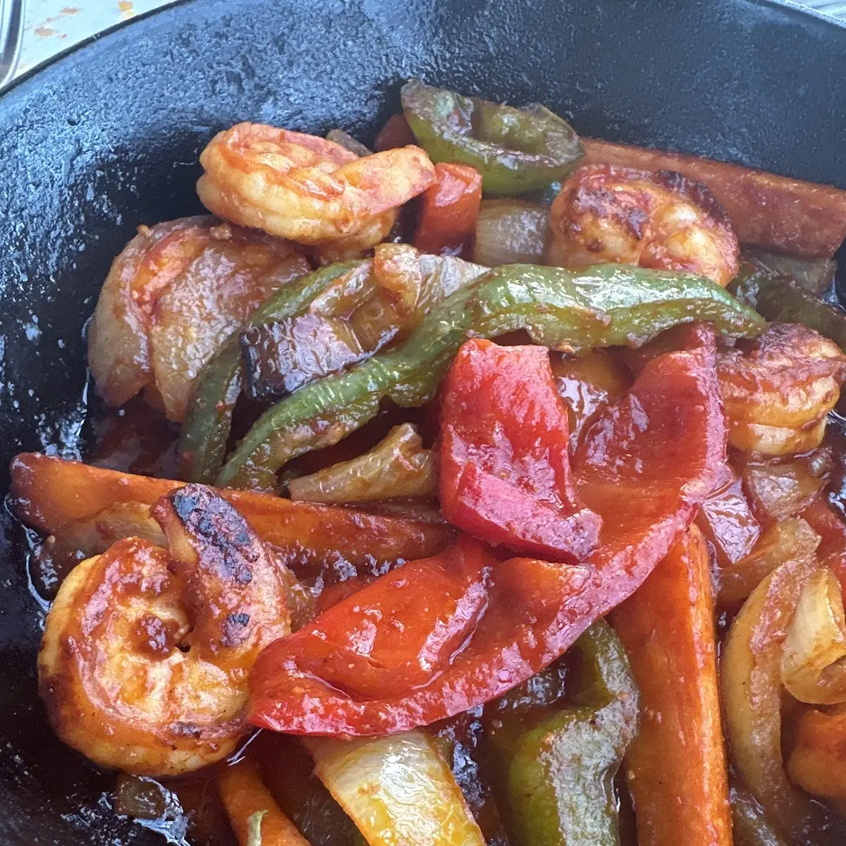 Jumbo Shrimp Fajitas