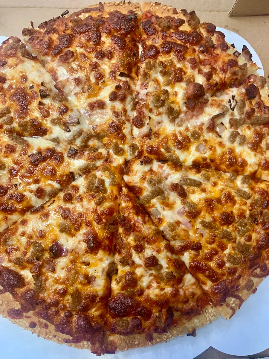 Beef and Bacon Pizza