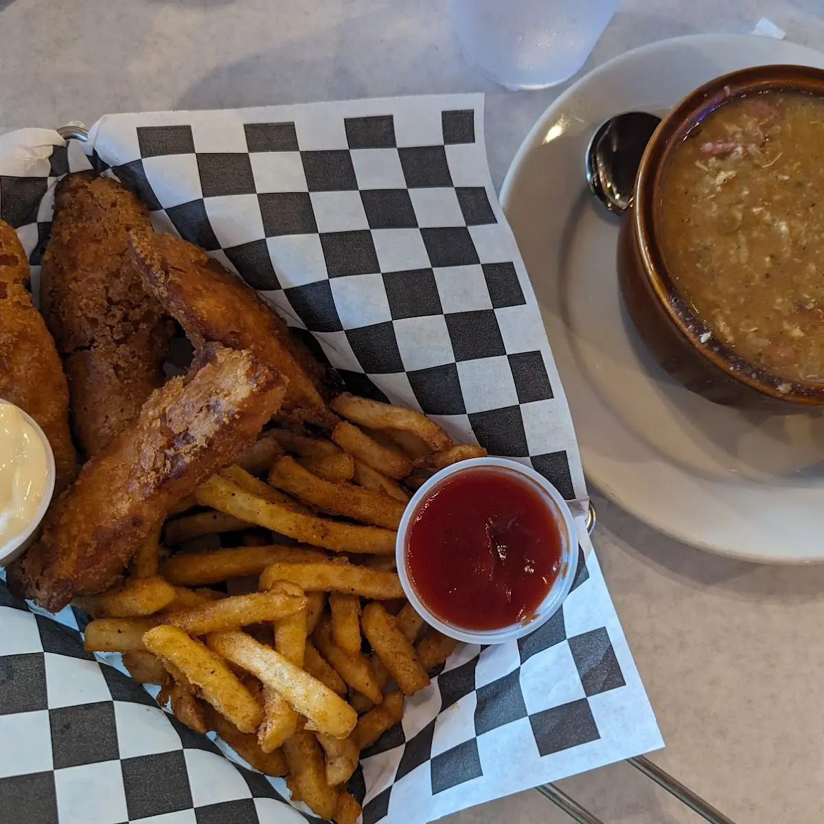 Fish & Chips and Gumbo