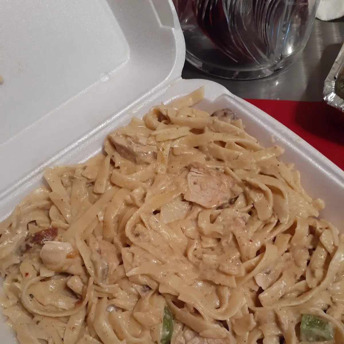 Jerk Chicken Alfredo Pasta