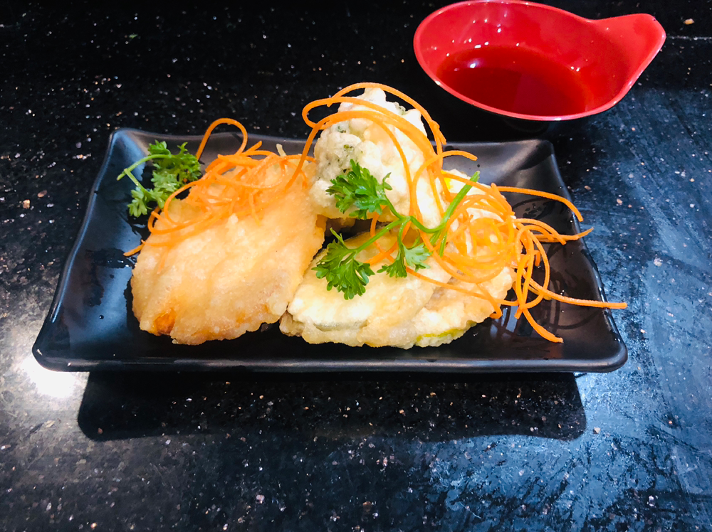 042 Tempura Appetizer Seven Pieces, Sushi Torii