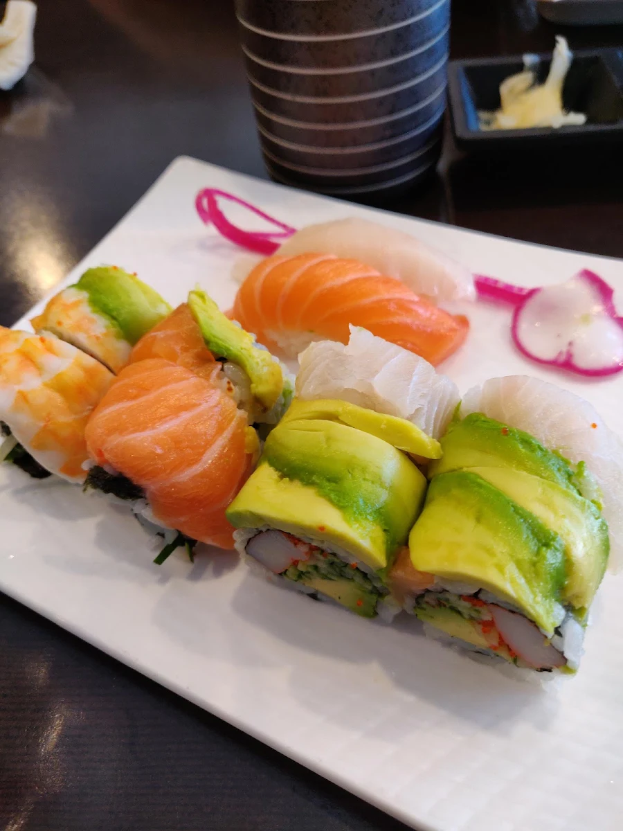 156 Rainbow Roll Eight Pieces, Sushi Torii